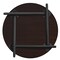 Regency Kee Folding Tables, 30 W, 30 L, 29 H, Wood, Metal Top, Mahogany TBF30RNDMHBK - alternate 5